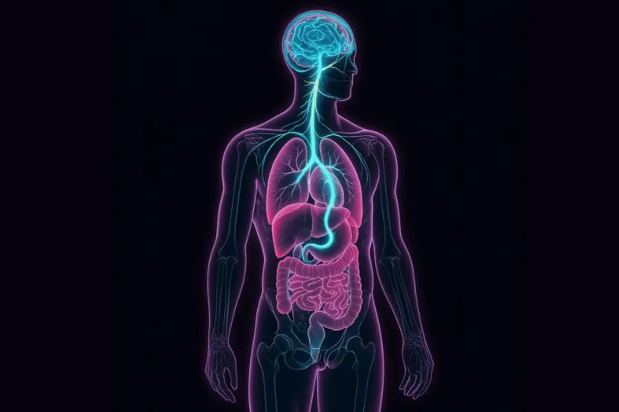 activación del nervio vago mediante respiración diafragmática
