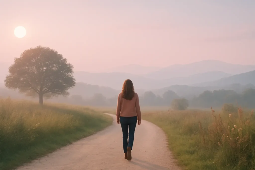 despertar espiritual viaje del héroe – mujer recibiendo el llamado a la aventura